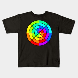 Colourful Rainbow Circle Kids T-Shirt